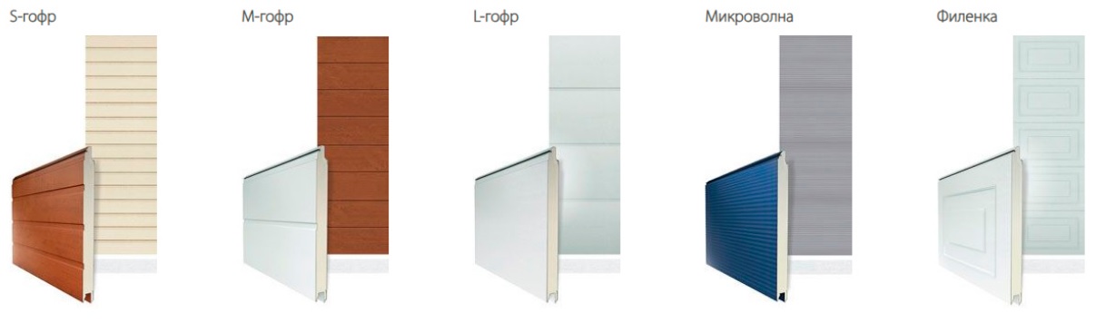 Виды сэндвич-панелей